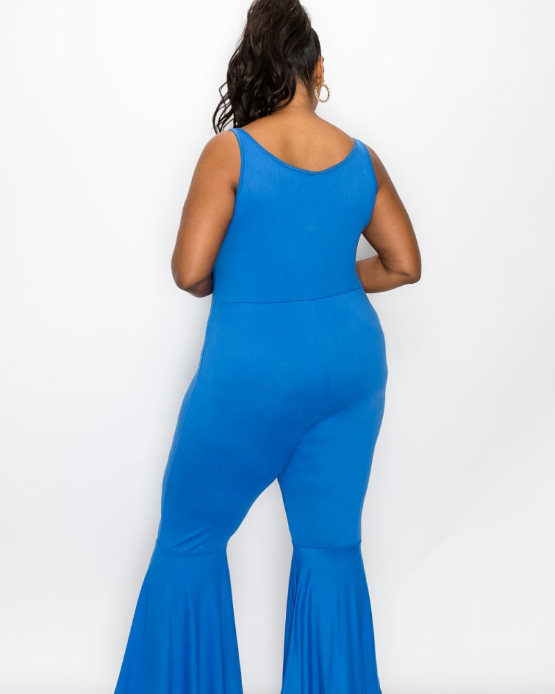 Plus size bell bottom jumpsuit new arrivals
